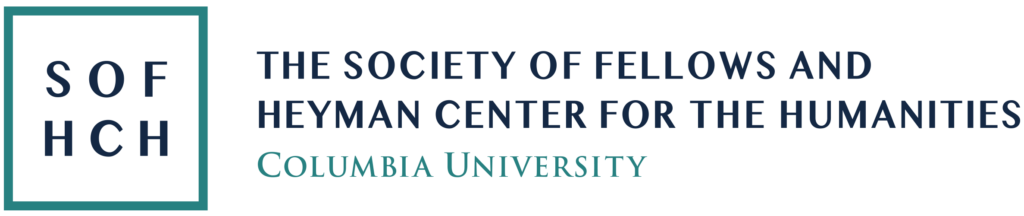 The Society of Fellows and Heyman Center for the Humanities Columbia University (SOFHCH) Logo